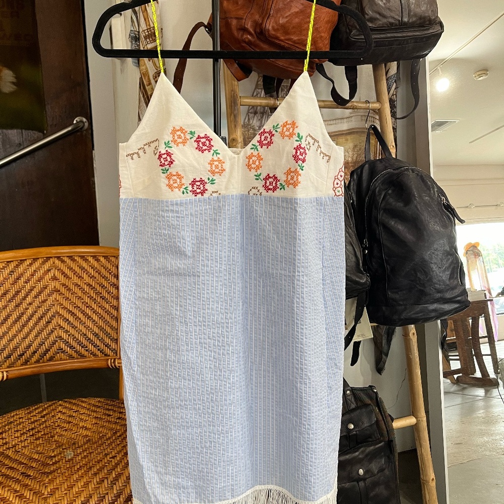 Relax Re-Lux Embroidered Sundress